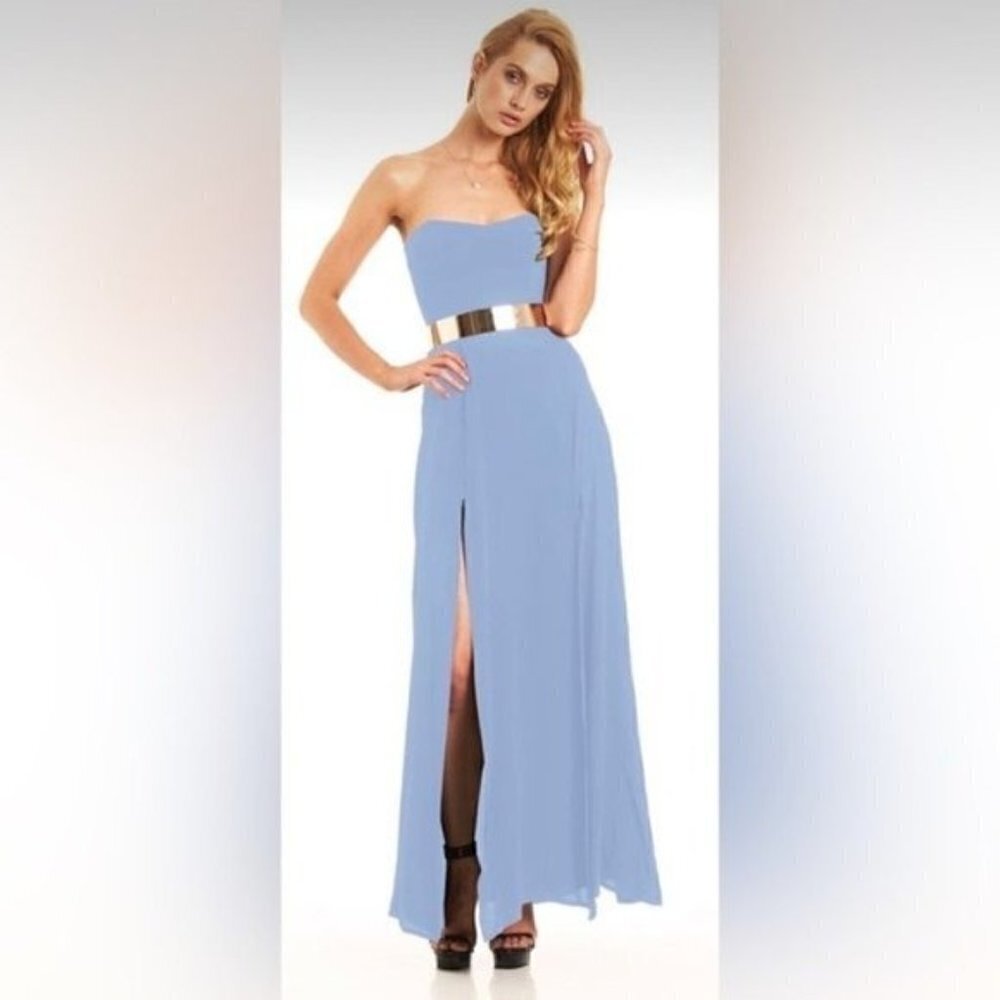 Purple Dress -  Strapless Maxi Dress - Pastel Dress - Teen Dresses Summer Dress